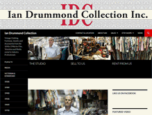 Tablet Screenshot of iandrummondcollection.com